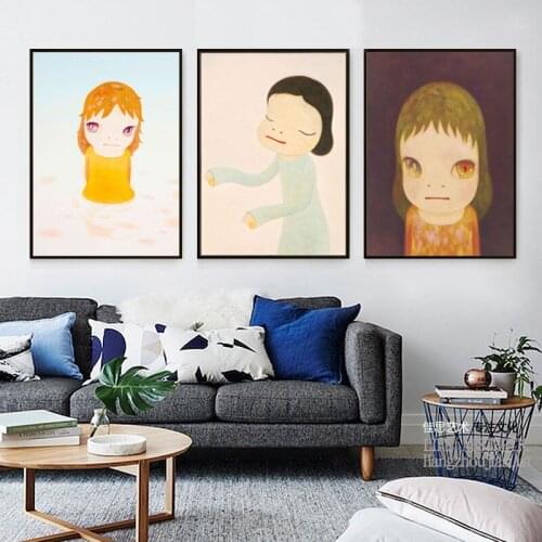 Sleepwalking Dolls Cartoon Canvas Art Painting Print Poster Picture Wall Desk Baby Girl Room Home Decor/decoration home-02
