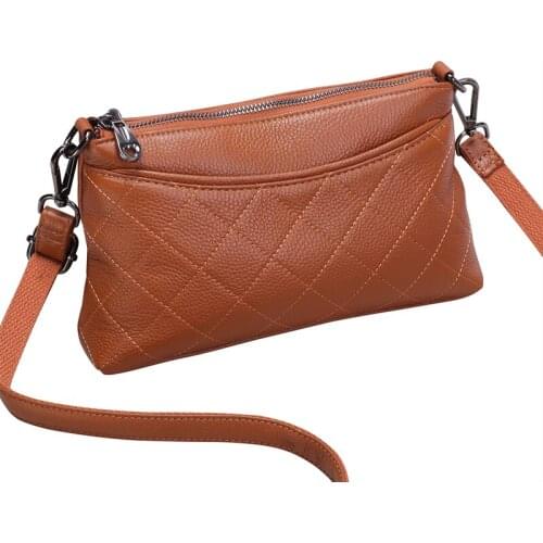 Genuine Leather Small Womens Shoulder Bags Female luxury Hand bags and Purse Ladies Fashion Small Crossbody Messenger Bags