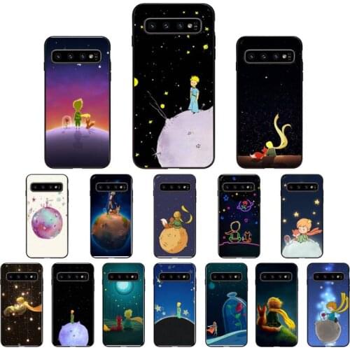 Cartoon king The Little Prince earth space fox Phone Case For Samsung A40 31 A50 A51 A71 A20S S8 S9 Plus note 20 ultra