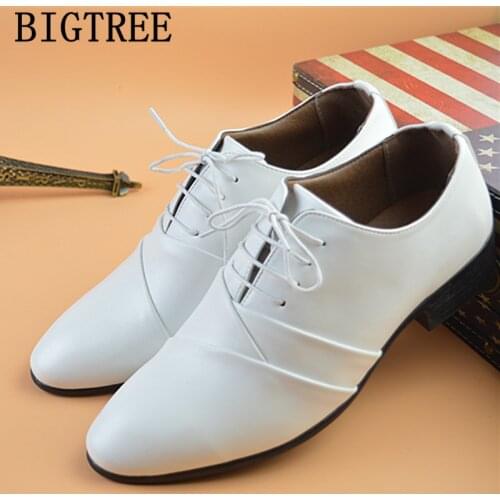 Mens White Dress Shoes Man Wedding Shoes Men 2020 Shoes Leather Formal Suit Shoes Zapatos Oxford Hombre Chaussure Homme Mariage