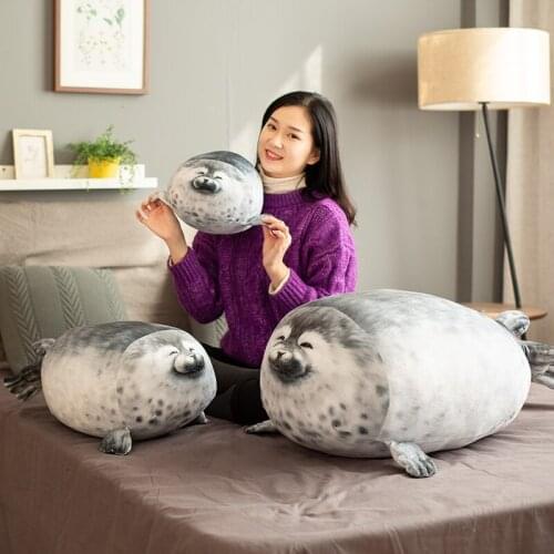Soft Toy Seal Plush Toy Stuffed Animal Smiling Seal Sean Lion Cushion Toys For Children