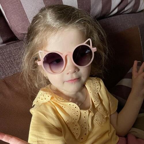 2021 New Children Cartoon Style Rabbit Sunglasses Boys Girls Sun Glasses Cute Baby Eyelasses Decorative Glasses