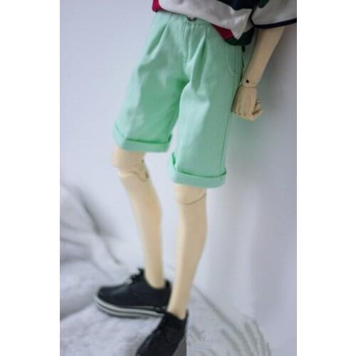 BJD doll clothes fashion pocket size 1/3 1/size MSD uncle flanging suit new joker shorts khaki pants in the gray green