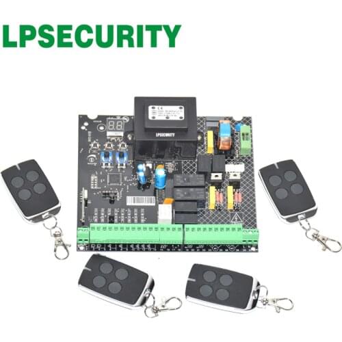 LPSECURITY Swing gate opener motor pcb circuit board controller card for 220V AC swing linear motor actuators