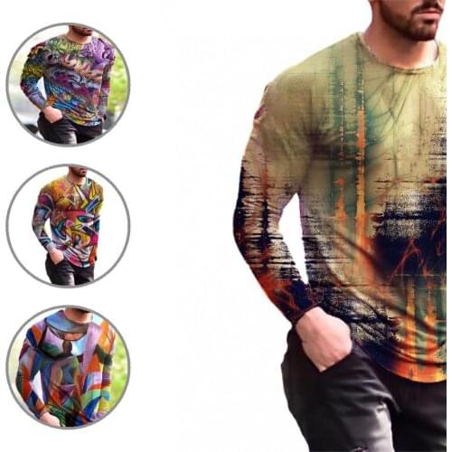 Round Neck Pullovers Round Neck Male Top for Spring Men Shirt Round Neck Pullovers Round Neck Male Top for Spring