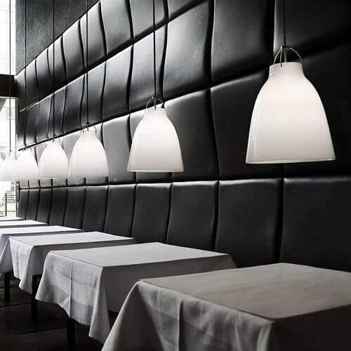 Milado Morden Pendant Lights Gate and Window Lamp Aluminum Home Decor Warming Study Decorate White and Black