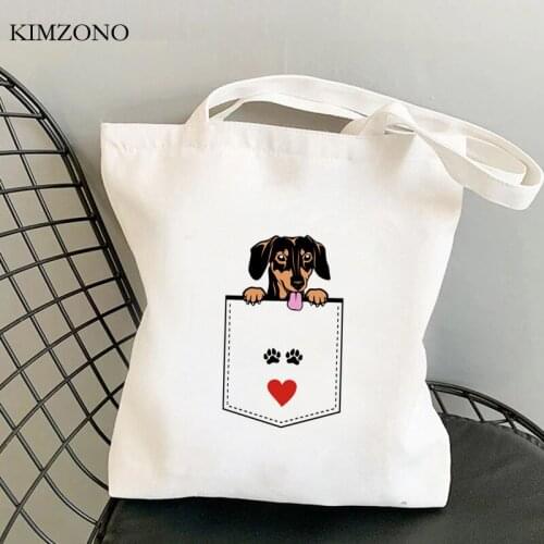 French Bulldog shopping bag bolsa jute bag shopping tote handbag bag jute cloth sacolas