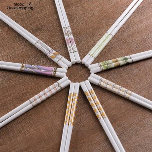 Upscale Chopsticks China Food Sticks European Tableware Christmas Gifts Chinese Wedding Double Happiness Durable Tableware