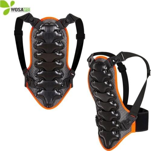 WOSAWE Kids Sports Back Spine Protector Roller Snowboard Skateboard Ski Body Support Hockey Bike Bicycle MTB Jackets Wear
