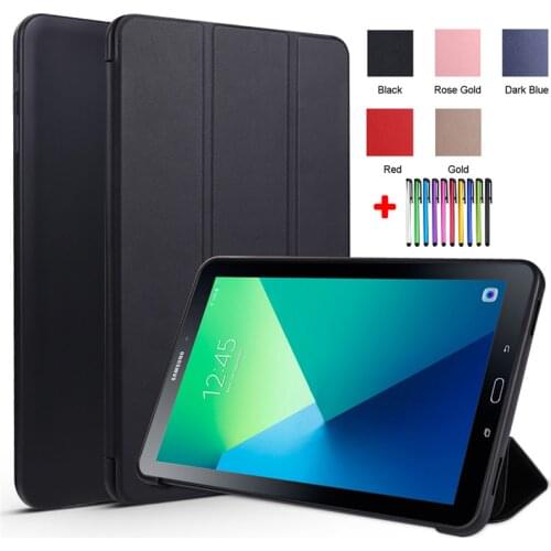 SM-T585 Tablet For Samsung Galaxy Tab A A6 10.1 Case 2016 SM-T580 PU Leather Soft TPU Shell For Samsung Tab A 6 2016 10.1 Cover