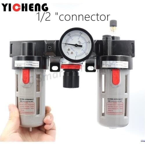 1Pcs High quality filter element is copper 1/4 "3/8"1/2" Oil-water separator filter air source processor