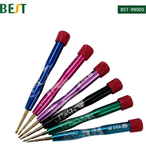 BST-9900S 6 in 1 New Arrival Precision Screwdriver Set For iPhone Opening Repair Tools Kit T6/T5/T4/-2.0/0.8/PH000