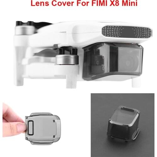 Quick-Release Lens Cover Cap for FIMI X8 Mini Gimbal Camera Protector Dust-proof Cover Holder for FIMI X8 MINI Drone Accessories