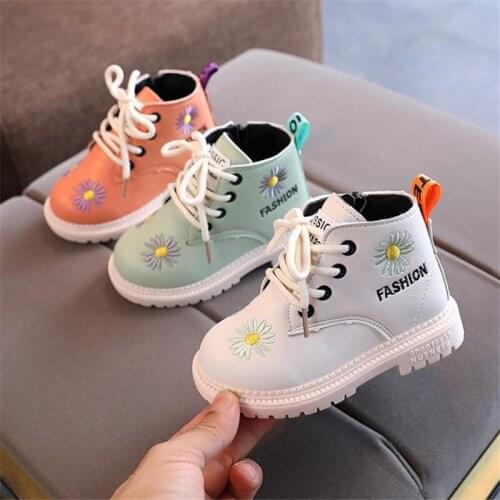 Disney 2021 children a new baby boy little Daisy short boots boots boots soft bottom Martin boots boots for girls