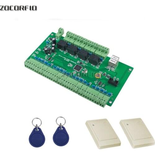 DIY 4 Roads entrance gate control Access Control Gate Passage Export/ Gate Channel brake controller+4 RFID reader