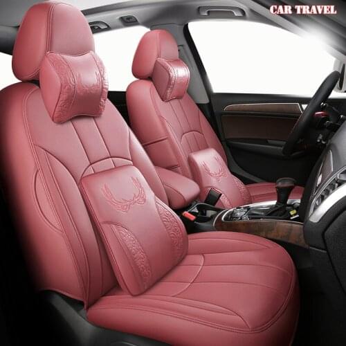 CARTRAVEL Custom Leather car seat covers For BMW 7 Series F01 F02 F03 F04 G11 G12 E65/66 X1 E84 F48 F49 Automobiles Seat Covers