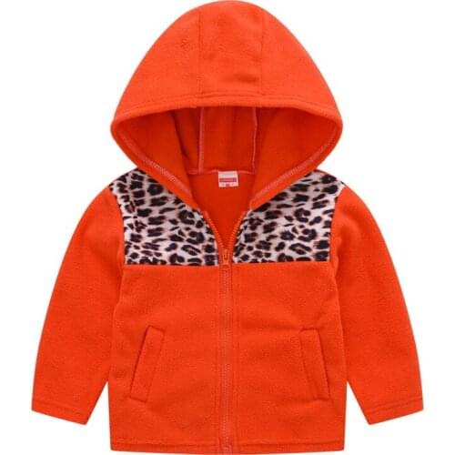 Boys Girls Jackets Childrens Fashion Jackets Long-sleeved Hooded Clothes Autumn Winter Shake Fleece Outerwears CRL098