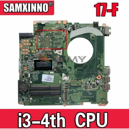For HP 17-F Series Laptop Motherboard 767410-501 767410-001 With i3-4030U CPU DAY11AMB6E0 100% Tested Fast Ship