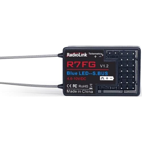 RadioLink Multi-Channel Gyroscope Receiver Supports Back Drive Battery / Voltage For Rc Racing Mini Car / Rc Car Accessories