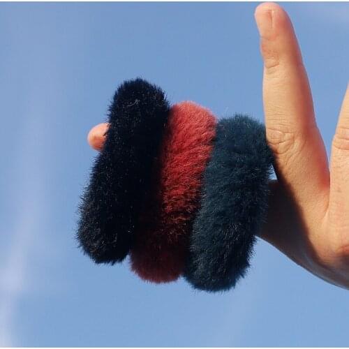 Fashion Product 1pc/bag Imitation hair Thick Hair Elastic Rope Rubber Band Flower hair bands for Women Girls Headwear