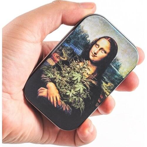 Fashion Tobacco Weed Storage Box Portable Moisture Sealing Cigar Humidor Rolling Paper Box Cigarette Case Smoking Accessories