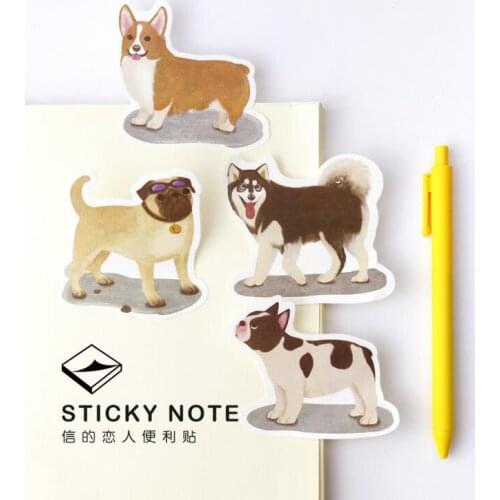 My Dear Home Pet Dog Memo Notepad Notebook Memo Pad Self-Adhesive Sticky Notes Bookmark Promotional Gift Stationery