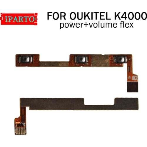 OUKITEL K4000 Side Button Flex Cable 100% Original Power + Volume button Flex Cable repair parts for OUKITEL K4000