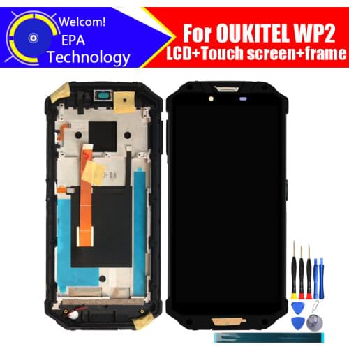 OUKITEL WP2 LCD Display+Touch Screen Digitizer+Frame Assembly 100% Original LCD+Touch Digitizer for OUKITEL WP2