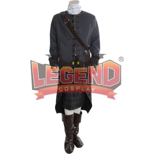 Outlander TV series cosplay costume Jamie Fraser cosplay costume mans outfit