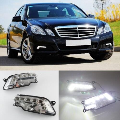 Fit 09-13 Mercedes-Benz W212 E300 E350 E500 E550 Left LED Daytime Running Light