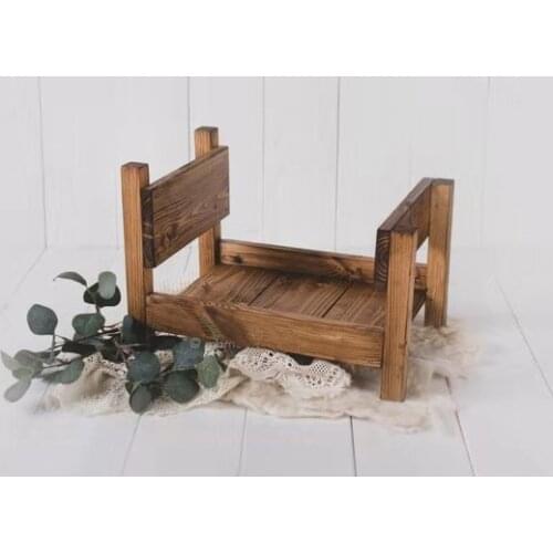 Baby Photography Props Wooden Posing Props Baby Photo Bed Infant Shoot Bed Creative Posing Container Newborn Photo Big Props