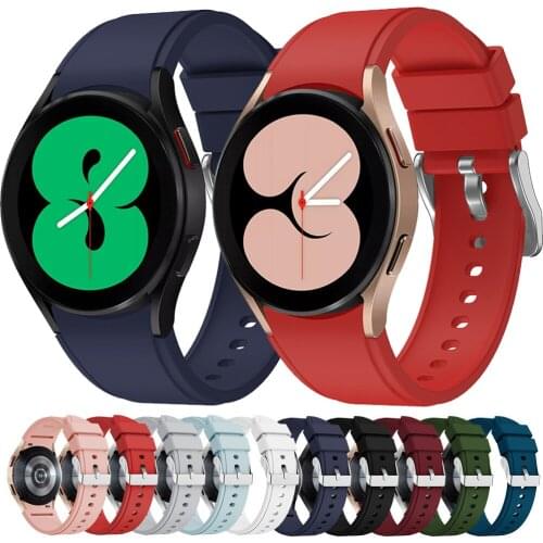 Strap For Samsung Galaxy Watch 4 classic 46mm 42mm smartwatch Silicone Ridge Sport Bracelet Galaxy Watch 4 44mm 40mm band