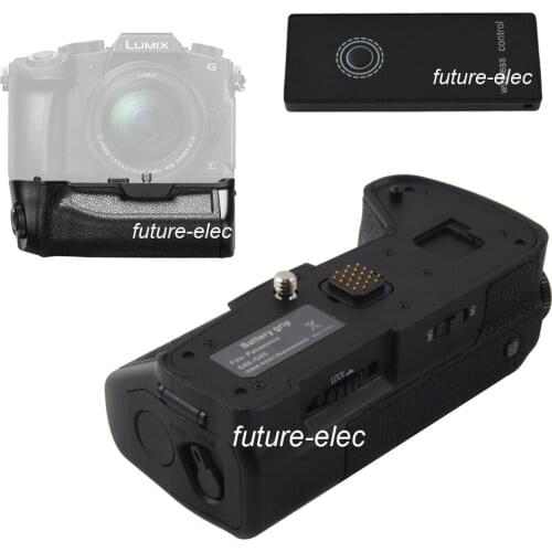 Battery Handle Hand Grip Holder for Panasonic Lumix DMC-G80 G80 DMC-G85 G85 Camera as DMW-BGG1 + 2.4G Wireless Remote Controller
