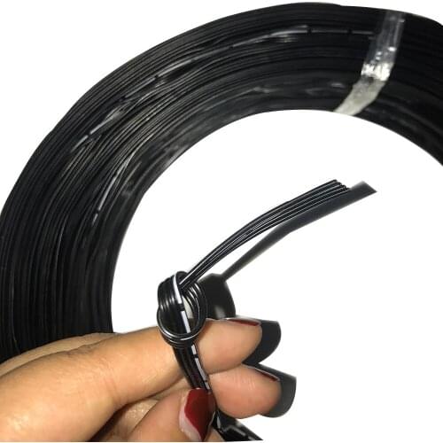 10Meters 28AWG Silicone Cable 2P 3P 4P 5P 6P Power Cable Multi-core Cable High Temperature Parallel Wire Ultra-soft Test Cable