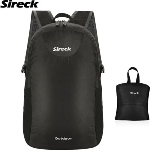 Sireck Gym Bag Sports Bag Folding Ultralight 15L Cycling Backpack Fitness Training Running Hiking Bag Travel Rucksacks Men Women