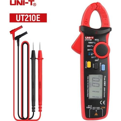 UNI-T UT210E Clamp Meter Circuit Power Detection Tester Auto Range Multimeter DC/AC Current Voltage Instruments CA