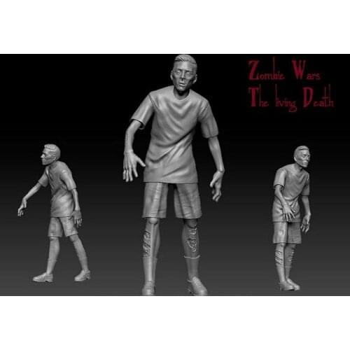Unassambled 1/35 ancient fantasy Zombie Series Jogger Resin figure miniature model kits Unpainted