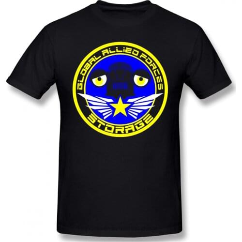 Global Allied Forces Print Cotton Funny T Shirts Ultraman Metal Heroes Giant Monster Space Garrison Films Men Fashion Streetwear