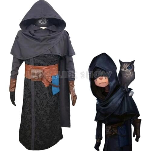 Game Identity V Prophet Cosplay Costume Full Set Uniform cloak Windbreaker Bag Box