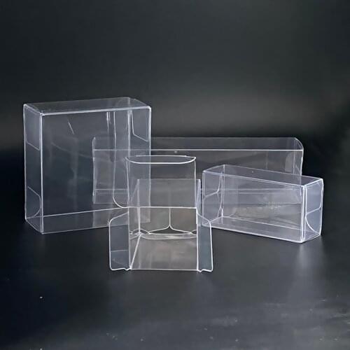 10 Pcs/Set PVC Clear Toy Car Model 1/64 Dust Proof Display Protection Box