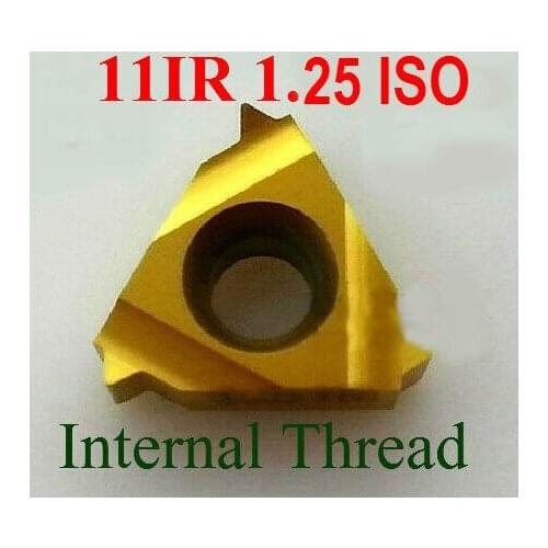 11IR 1.25 ISO Carbide Threading Inserts Internal Threading Insert Indexable Lathe Inserts for Threaded Cutter Lathe Tool