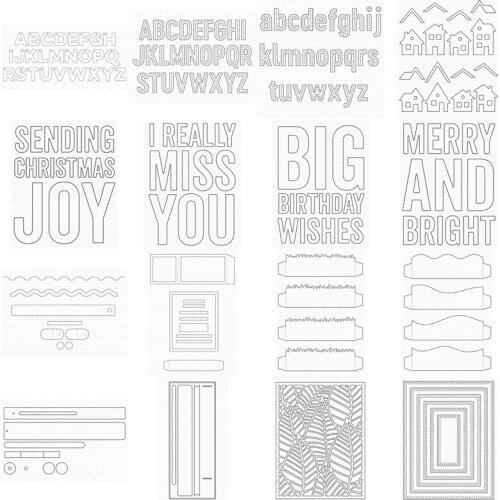 2021 AliliArts Metal Cutting Dies Assembly box diy Scrapbooking Photo Album Decorative Embossing PaperCard Crafts Die