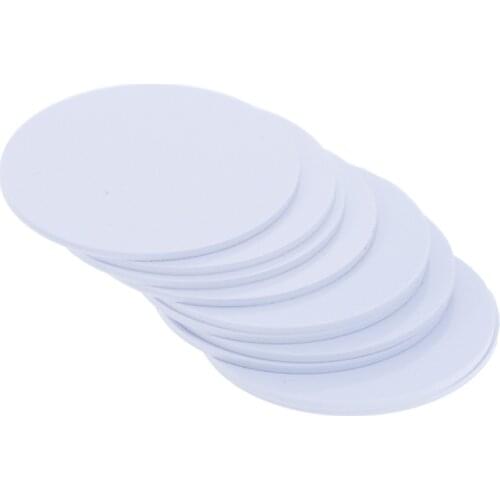 5/10pcs NTAG213 NTAG215 NTAG216 25mm NFC Tag Round Shape Coin Cards Protocol ISO14443A For All NFC Phones