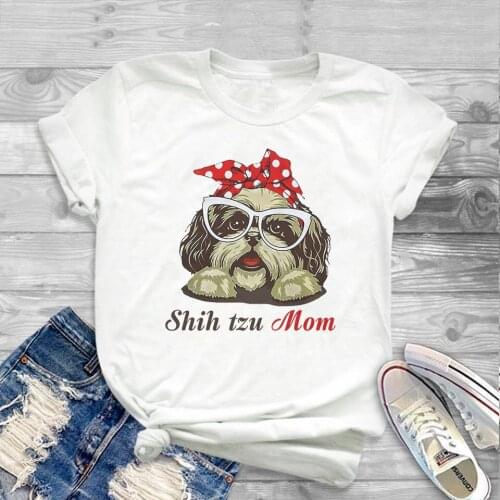 Hih Tzu Mom t shirt customized products customized products womens graphic t shirts