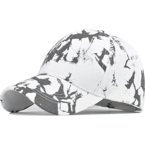Tie-dyed Pritned Summer Baseball Cap For Men Women Sun Hat Adjustable Hip Hop Caps Anime Visor Protection Hats кепка мужская