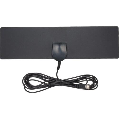 Indoor HDTV Antenna Digital TV Antenna Flat Panel UHF FM HD Antenna Signal Receiver