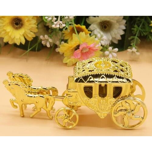 Cinderella Carriage Wedding Favor Boxes Candy Box Royal Wedding Favor Holders Boxes Gifts Event & Party Supplies LX8125