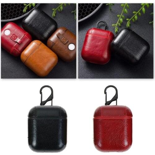 Leather Cases For Airpods 1/Pro Protective Bluetooth Bags Earphone Pods For Cover Box Charging Wireless Air Q1C7