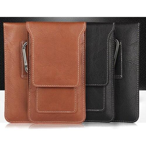 Hook Loop Leather Belt Clip Mobile Phone Case For LG K10 (2017),K8 (2017),K4 (2017),Stylus 3,For Asus Zenfone AR ZS571KL