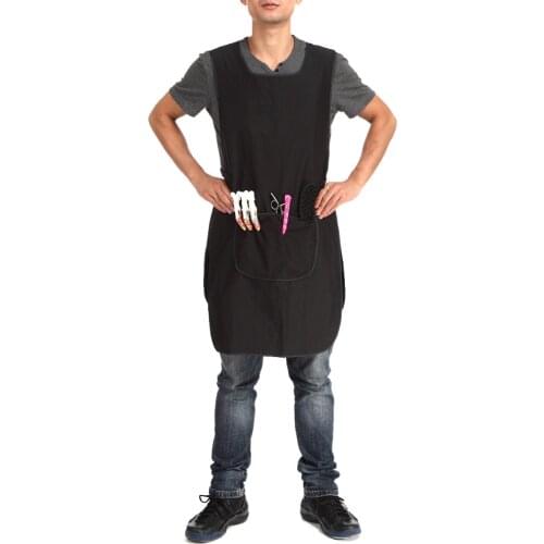 91X50cm Pro Salon Barber Hairstylist Cloth Hairdressing Hair Cutting Apron Cape for Barber Hairdressing Black Work Clothes Wrap